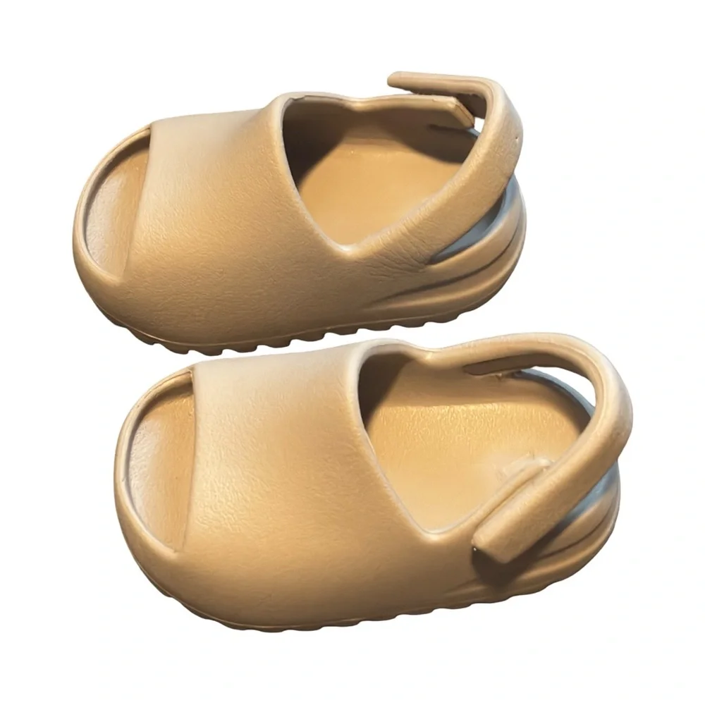 Yeezy infant Beige Slip-On Clogs size 5